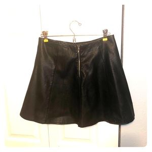 Forever 21 faux leather skirt